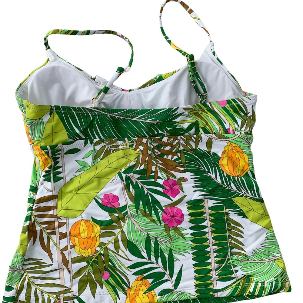 Trina Turk It's Bananas Tankini Swim Top Retail 100$, size 6 NEW WITHOUT TAGS - Picture 5 of 7